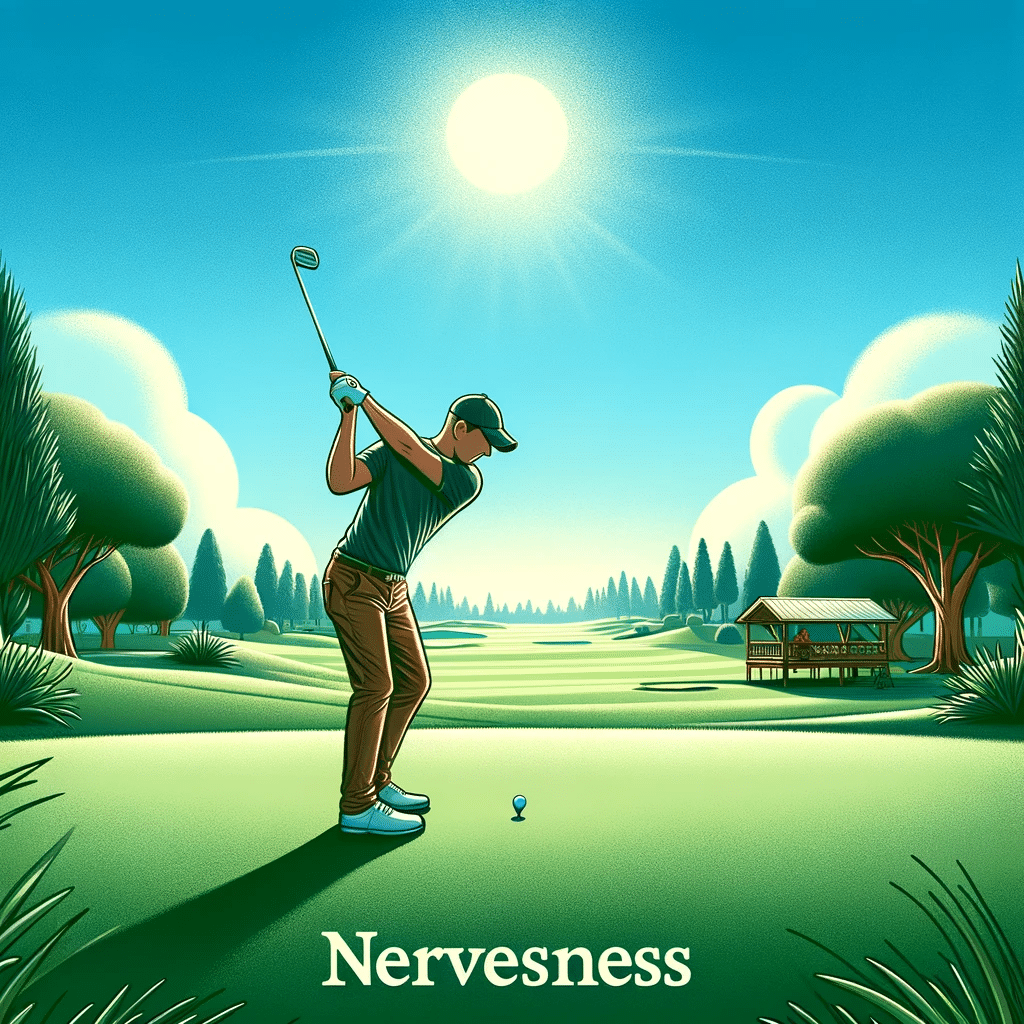 Gambito golf superar nerviosismo en un torneo de golf